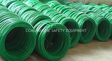 China Marine Black Pvc Coated Wire Rope for sale