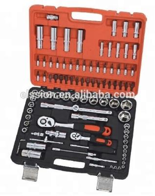 China Household and Bit Tools 94pcs CRV Sockets Repair and Tool Kit with Ratchet Wrench for sale