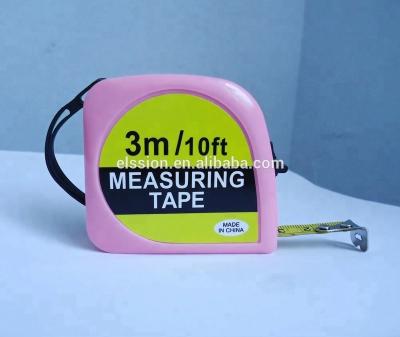 China Tool Pink Color 3M 10FT Metric Tape Measure / Tape Measure for sale