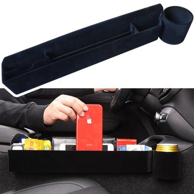 China Business Manufacturer ABS With Velvet Gap Isofrequency Repeater Storage Box Car Seat Storage Box Seat Repeater For VOLVO XC60 for sale