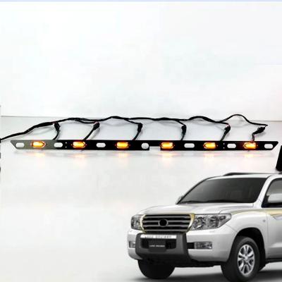 China Factory Direct Selling Car Accessories Front Middle Car Grill Light Waistline Lights Fog Lights For Toyota Land Cruiser for sale