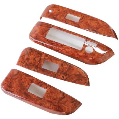 China Peach luxury decorative wooden car accessories car interior accessories switch panel cover trim for high lander for sale