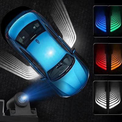 China Door Light Car Welcome Projector Led Angel Wings Light For Universal Automobile for sale