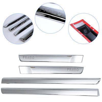 China Luxury Car Accessories Exterior Body Side Door Molding Trim Chrome Side Door Molding Trim For Prado for sale