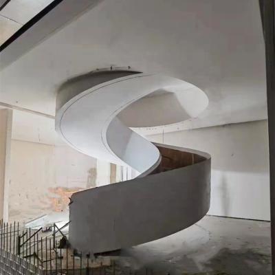 China 2022 Modern New Hot Selling Prefab Metal Staircase Steel Structure Arc Staircase Spiral Staircase Metal Staircase for sale