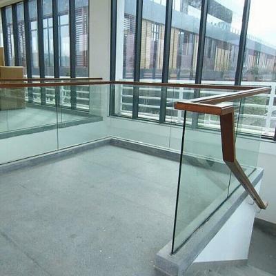 China Modern Balcony Deck Frameless Glass Railings For Tempered Glass Railings for sale