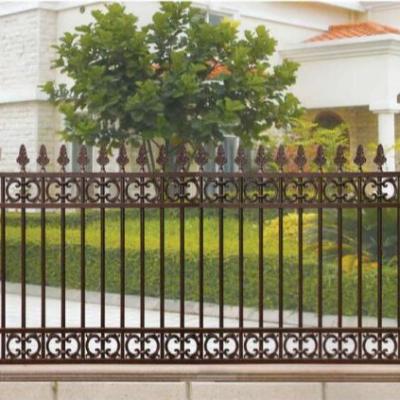 China Easily Assembled Wall Art Custom Villa High Grade Aluminum Alloy Aluminum Alloy Fence Cast Outdoor Fence Post Balcony Railing for sale