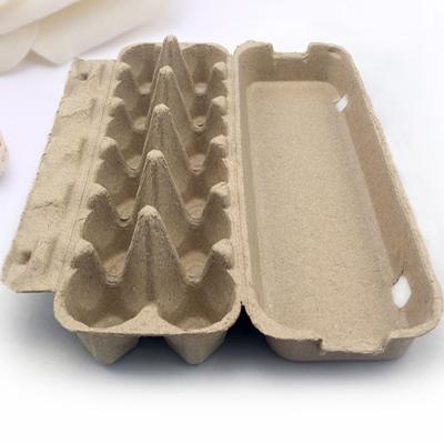 China Eco Friendly Recyclable Sustainable Eco Friendly Custom Molded Paper Molded Paper Egg Wrapping Pulp Packing Traypulp Box for sale