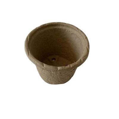 China Pulp Corrugated Cheap Price Recycled Pulp Garden Biodegradable Molded Flower Pot for sale