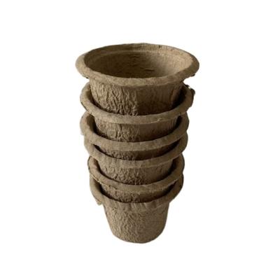 China Plant Supply Corrugated Pulp Flower Pot Indoor / Use Biodegradable Pulp Outdoor for sale