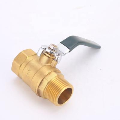 China General 4 Inch NPT Brass Full Brass Or Lead Free Thread Port Ball Valve for sale