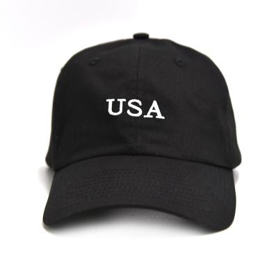 China JOINT Dad Hats Wholesale Cotton Mens Baseball Hat Black Custom Unstructured Sports Dad Hat for sale