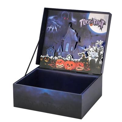 China Wholesale Creative Stereo Handmade Halloween Pumpkin Gift Box Factory Customized Box Candy Cookie Packaging Box for sale