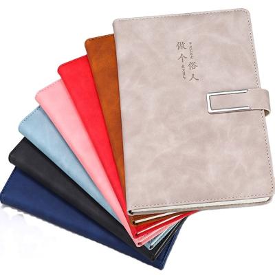 China Printed Notebooks Wholesale Factory Promotion Diary Notebooks PU A5 Cloth Notebooks for sale