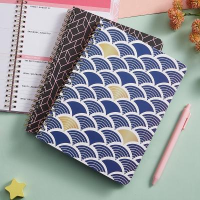 China Custom Printed Diary A5 Journal Notebooks Planner Spiral Paper Notebook for sale