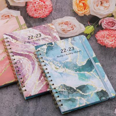 China New Arrival Printed Logo Diary A5 Hardcover Notebook Planner Planner Custom Notebook for sale