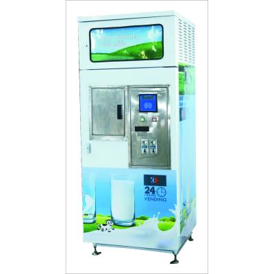 China Commercial Building Coin Operated Fresh Milk Vending Machine for sale