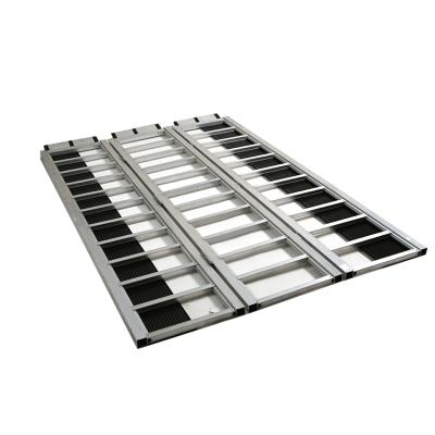 China Aluminum Aluminum Folding Snowmobile Loading Ramp Loading Ramp Portable Mobile Skid Car for sale