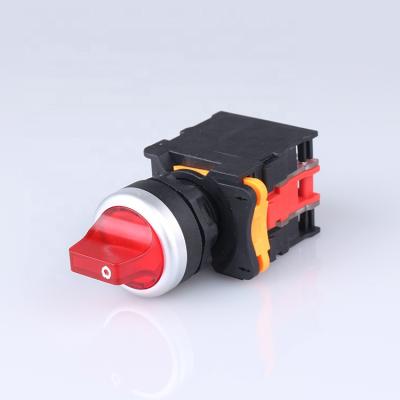 China Qiannian 1NO 1NC Push Plastic Industrial Plastic Switch Button for sale