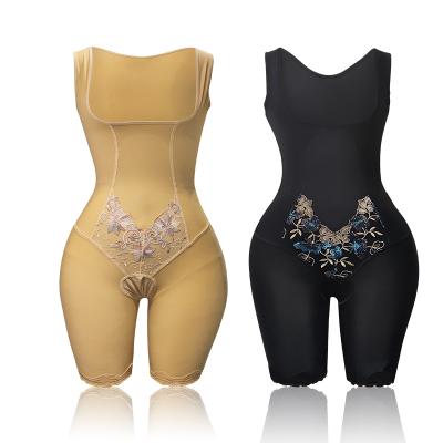 China Antibacterial Women Postpartum Underwear Slimming Shorts Fullbody Shapewear Colombian Jumpsuit for sale