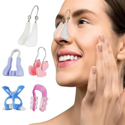 China Nose Straightener Rhinoplasty Nose Up Lifting Clip Nose Up Straightener Rhinoplasty Shape Lifting Beauty Tools Silicone Nose Shaper Clip for sale