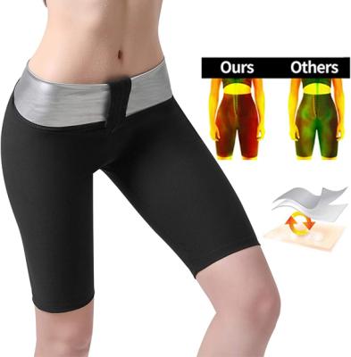 China Fitness Neoprene Anti-UV Sauna Sweat Yoga Gaiters Shapewear Waist Trainer Gym Pants Women for sale