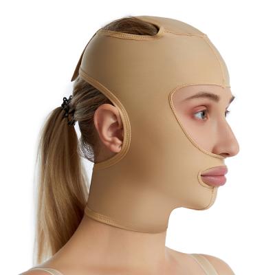 China Antibacterial Bandage Facial Face Shaper Full Face Shaper Post Surgery Recovery Mask V Line Lifting Slimming Belt for sale