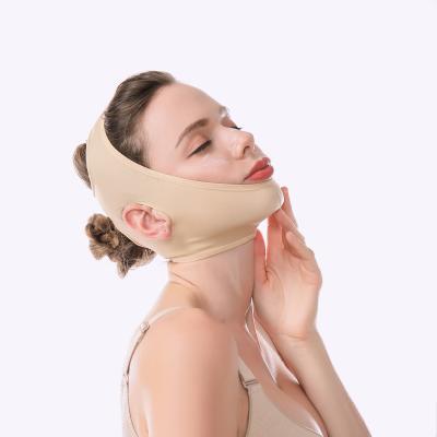 China Antibacterial Thin Face Bandage Face Bandage Sleep Lifter Double Chin Masseter Mask Antibacterial for sale