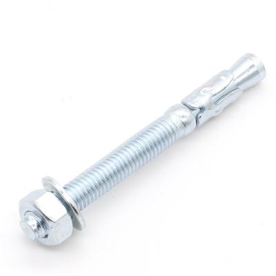 China Galvanized Steel M8 M16 M12 M10 Screw M20 Standard Size Carbon Steel Wedge Bolt Stainless Steel Anchor Expansion Bolt for sale