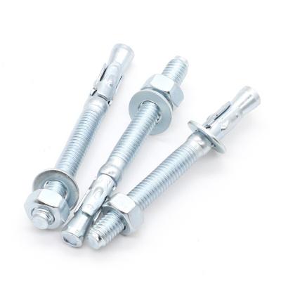 China HDG Steel Wedge Anchor M6 Expansion Bolt Expansion Screw Through Bolt Hex Concrete Wall Hardware Wedge Anchor Bolt for sale