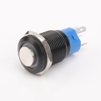 China Industrial Colorful Waterpoof 16mm Metal Push Button Switch Button Switch Industrial Colorful Super Short Discount for sale