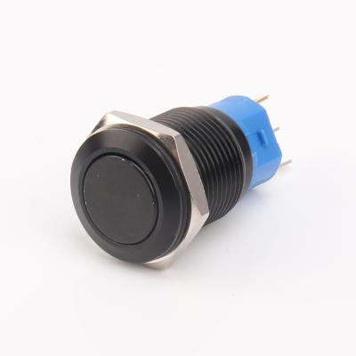 China Mini Industrial Control Push Button Switch 16mm Metal Colored Colorful Push Button Switch Waterproof for sale