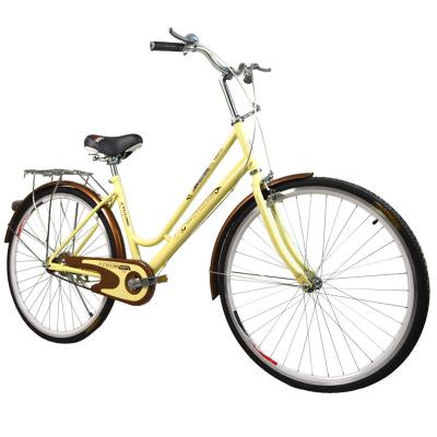 China Ride 24 Inch Retro Bicycle Cheap Wholesale Steel Road Bike Hot Selling City Bikes for sale