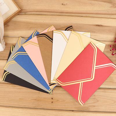 China Business Envelope Customize Western Style Creative Tan Envelope Thickened Envelope Pearl Paper Bag for sale