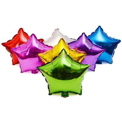 China Gift Toy 10 Inch Movie Foil Balloon Five Led Star Foil Balloon Birthday Party Decorations Star Foil Balloon for sale