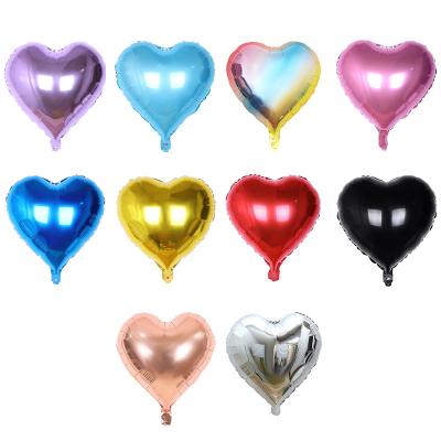 China Promotional Toy 10 Inch Love Movie Balloon Wedding Foil Balloon Valentine's Day Wedding Decorative Birthday Party Decoration for sale