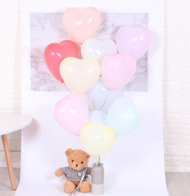 China Brithday Decor/Gifts /WeedingParty 12inch Macarone Love Balloon Candy Heart Latex Balloon Valentine's Day Balloon Decoration for sale