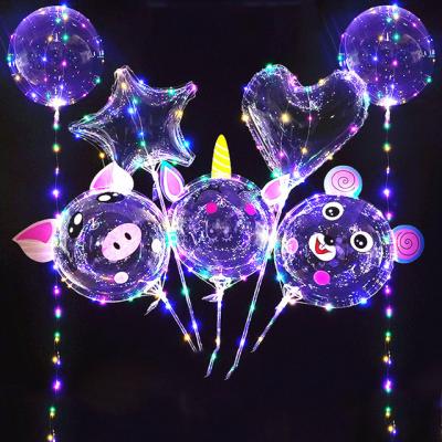 China Cute Bobo Balloon Glow Bubble String Bobo Lights Valentine's Day Birthday Party Decor/Brithday Gifts /WeedingParty for sale