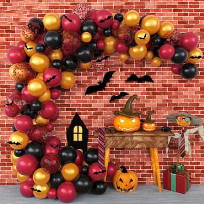 China Halloween Easter Party Halloween Balloon Set Bat Latex Balloon Set Halloween Easter Holiday Party Decorations for sale