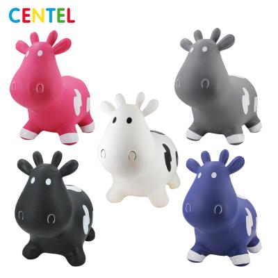 China Hopper PVC Safe Colorful Animals Bouncing Toy Jumper Child Play Sports Toys for sale