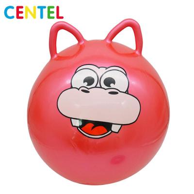 China Multifunctional baby toy flexible ball hopping ball children, jumping ball, bouncy ball with handles for sale