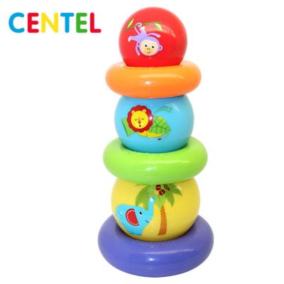 China Flexible Baby Toy Balls, PVC Ball Baby Toy Ball Intelligence Development Rainbow Stacked Ball For Kids for sale