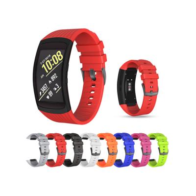 China Decorate And Replacement New Arrival Silicone Watch Wrist Bands For Samsung Gear Fit 2 Pro Fit 2 SM-R360 for sale