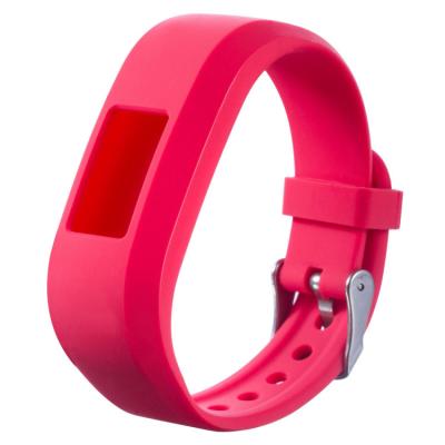 China Colorful Soft Silicone Rubber Watch Band, Strap for Garmin Vivofit JR/Vivofit 2 Watch Strap for Kids for sale