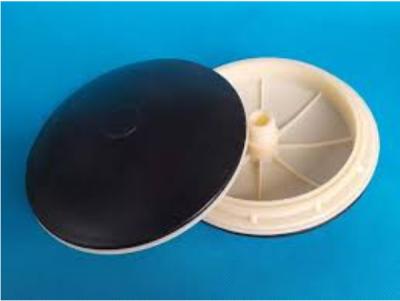 China 2mm Membrane Thickness Fine Bubble Disc Diffuser For Disc Air Consumption 0.2-0.6m3/Min Te koop