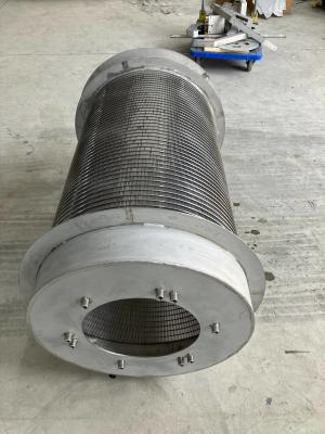 China Efficient Stainless Steel Drum Screen Ideal For Liquid Solid Separation for sale