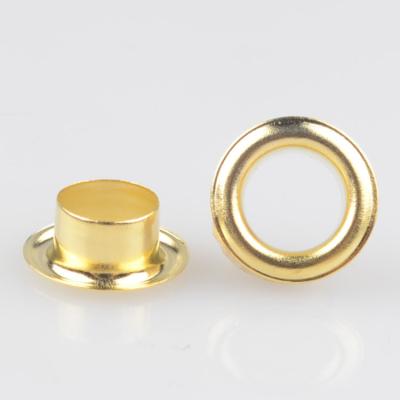 China Clothing Metal Accessories EY172 GH GOLA Buttoned Antique Brass Eyelets For Clothes for sale