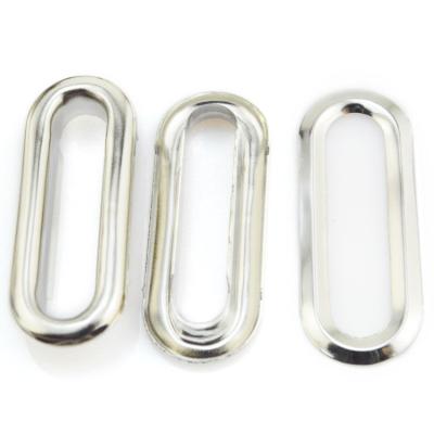 China Washable Metal Eyelet Antique 6*15 mm Brass Oval Metal Eyelets Eyelets EY182 for sale