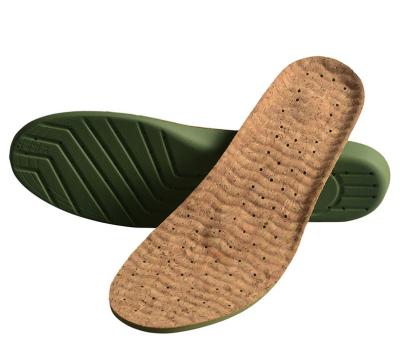 China Genius Cork Super Green Material Orthopedic Cushioning Insoles For Foot Arch Support Flat Shoes Cushion Feet O/X Correct Leg Valgus Insoles for sale