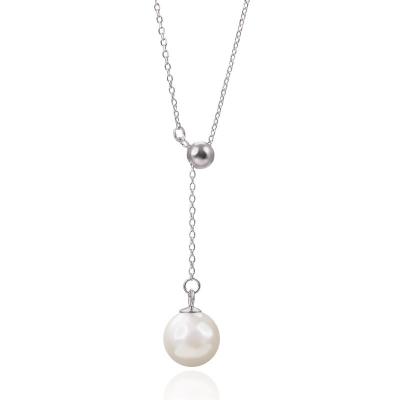 China Animals / Fashion Zodiac S925 Silver Female Water Drop Necklace Set Single Pearl Necklace for sale